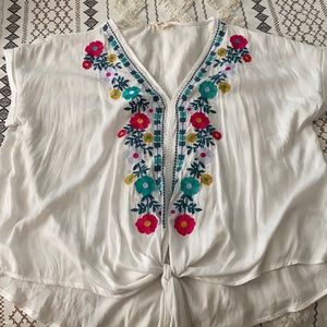Embroidered blouse